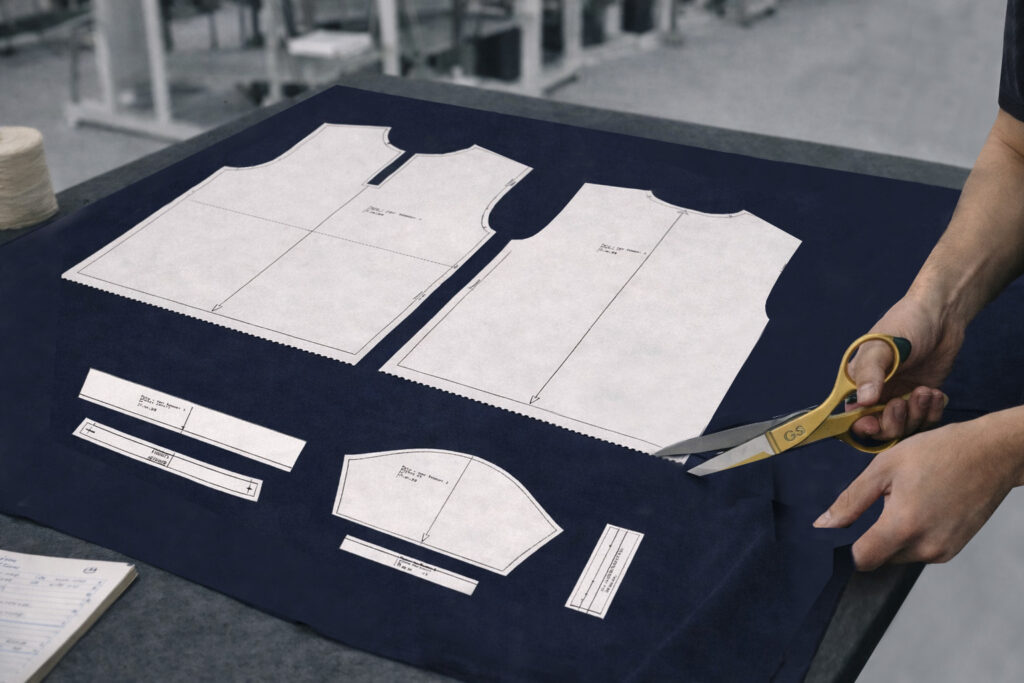 Schnittentwicklung und Passformoptimierung für Corporate Fashion im Einzelhandel anhand von Schnittmustern